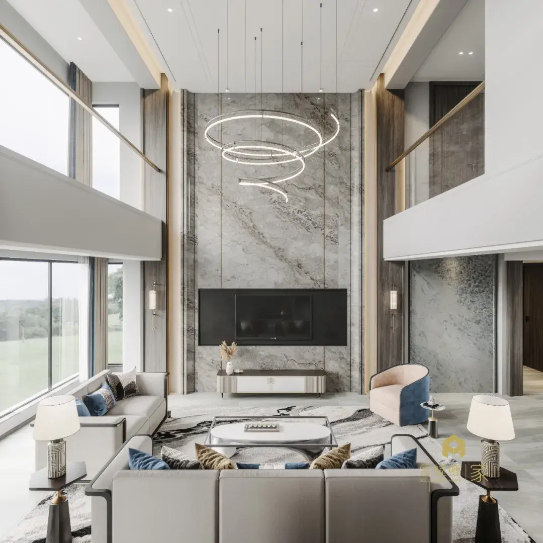 260㎡新中式别墅感受传统与现代交织的魅力