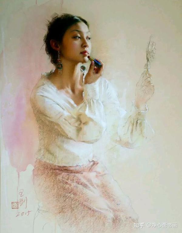 果然是大师,王剑画的女人画姿色丰盈,文静中又有妩媚性感美 - 知乎