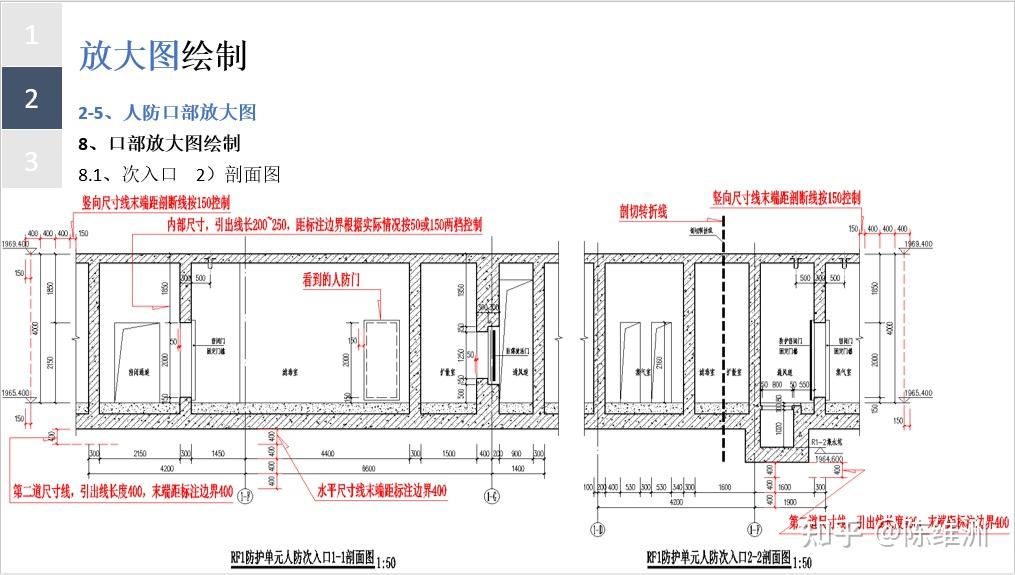 人防口部结构详图图片