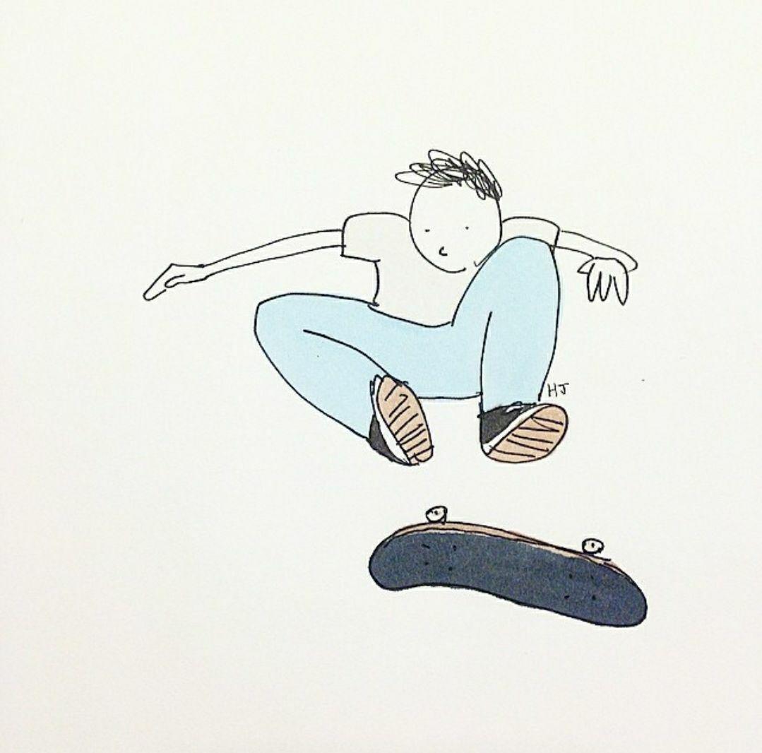 有没有类似关于滑板的头像