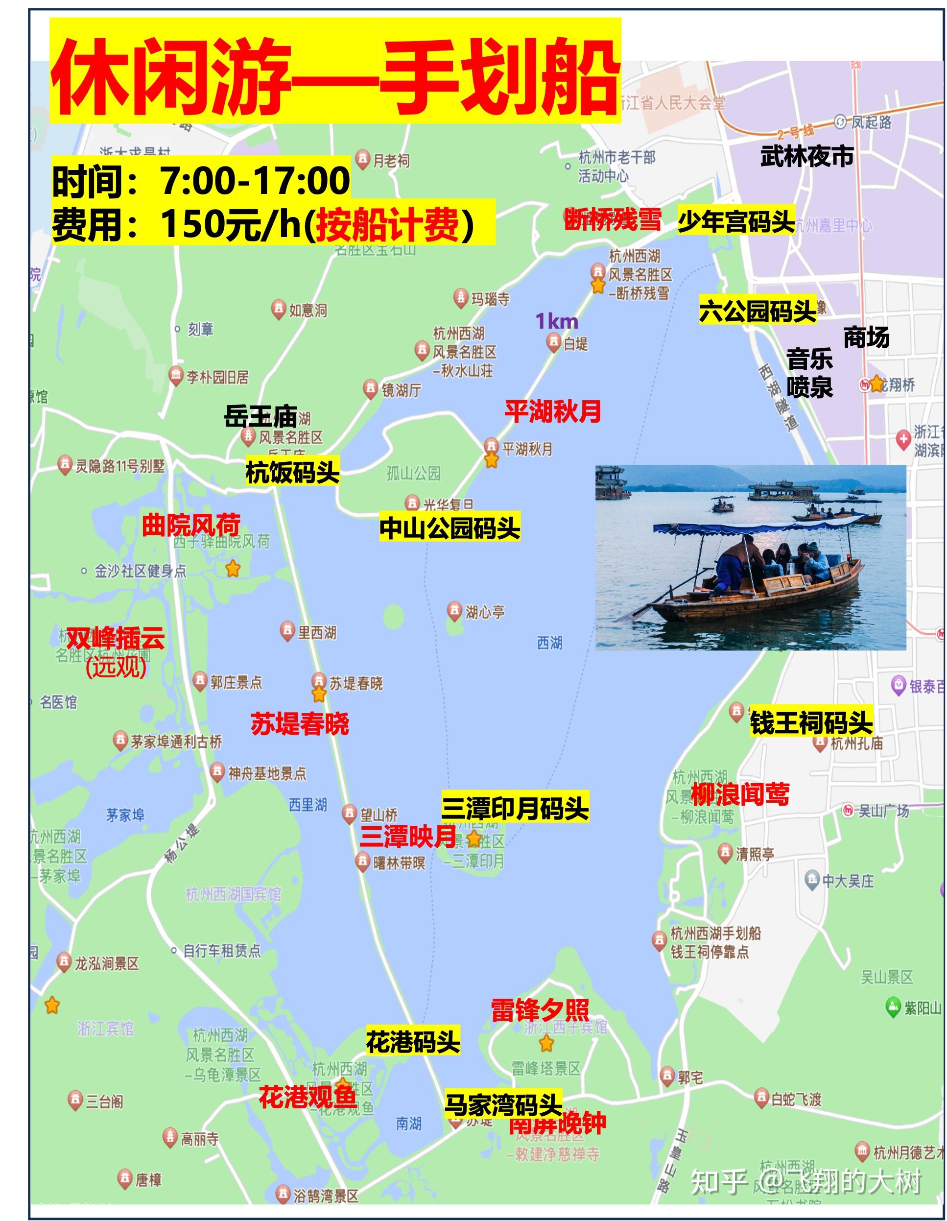 终于有人讲清楚杭州西湖游船攻略了!