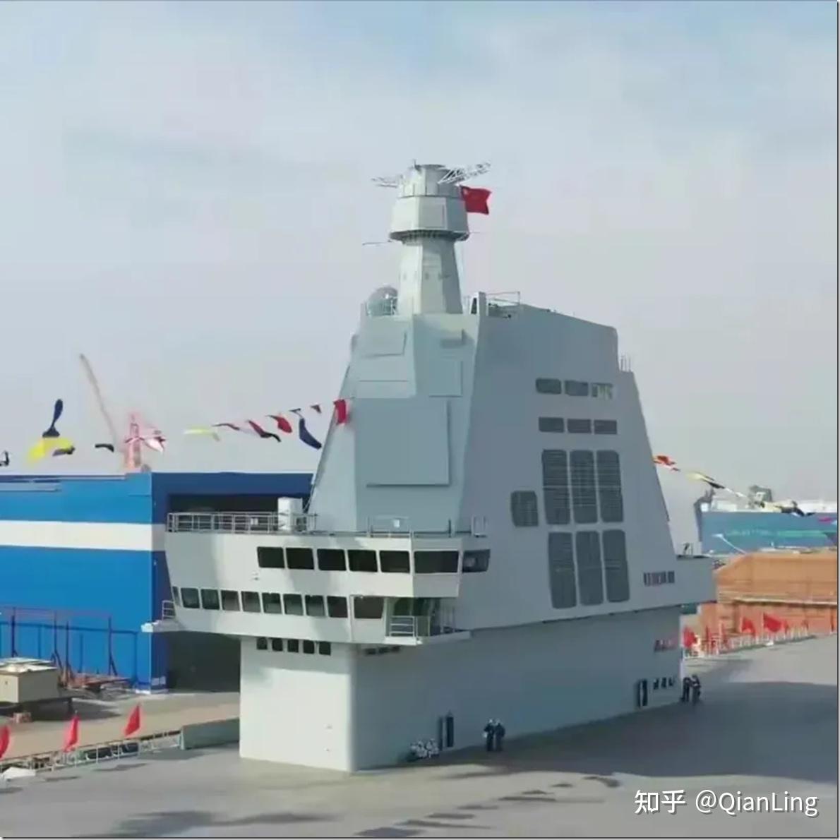 卫星地图上福建舰（003号航母）的下水历程 - 知乎