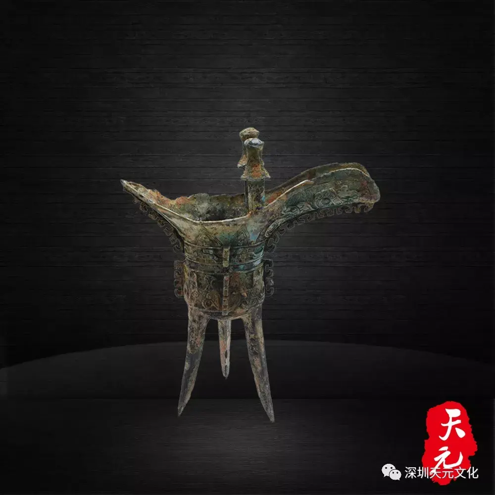天元藏·荐】饕餮纹出背三足爵杯- 知乎