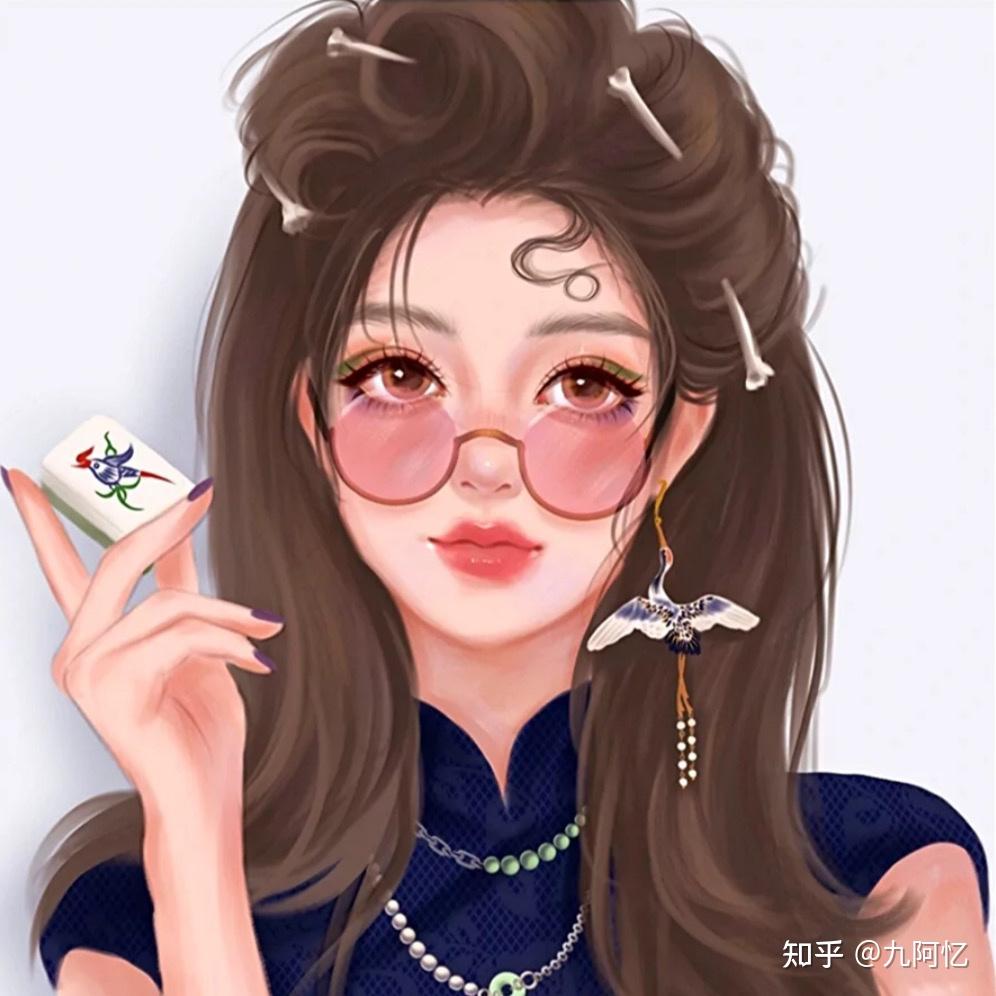 这是你要找的国风少女头像嘛
