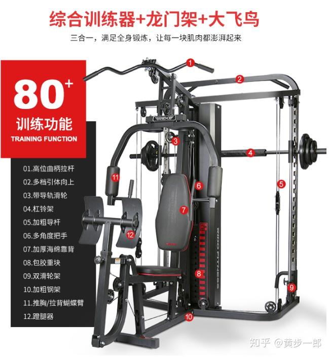 2024综合训练器推荐多功能训练器龙门架推荐(健身器材斯密斯龙门架举重台卧推深蹲) - 知乎
