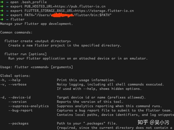 mac系统 flutter从安装到第一个应用 mac系统 flutter从安装到第一个应用