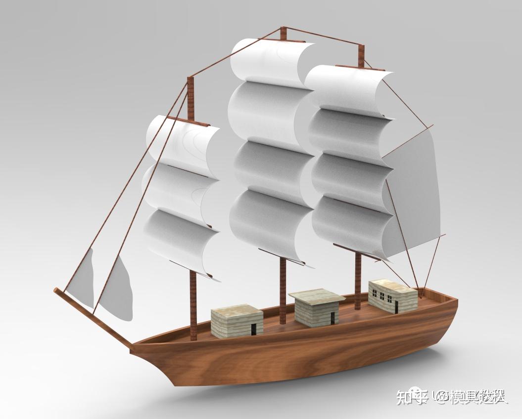 帆船模型证明过程图片