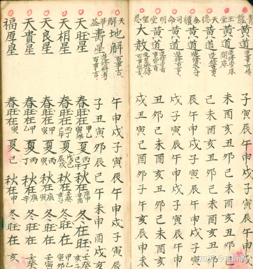 择日古籍《选择吉日通书》 - 知乎