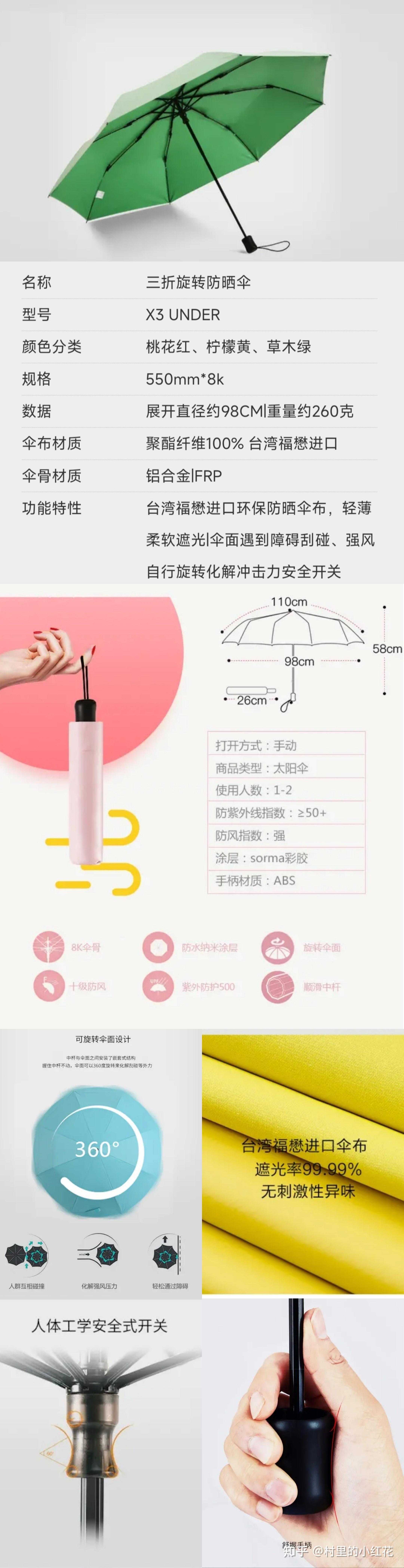 雨伞该怎么选？如何购买一把好用的雨伞？伞面直径，雨伞重量，推拉开关，把手，伞布？ - 知乎