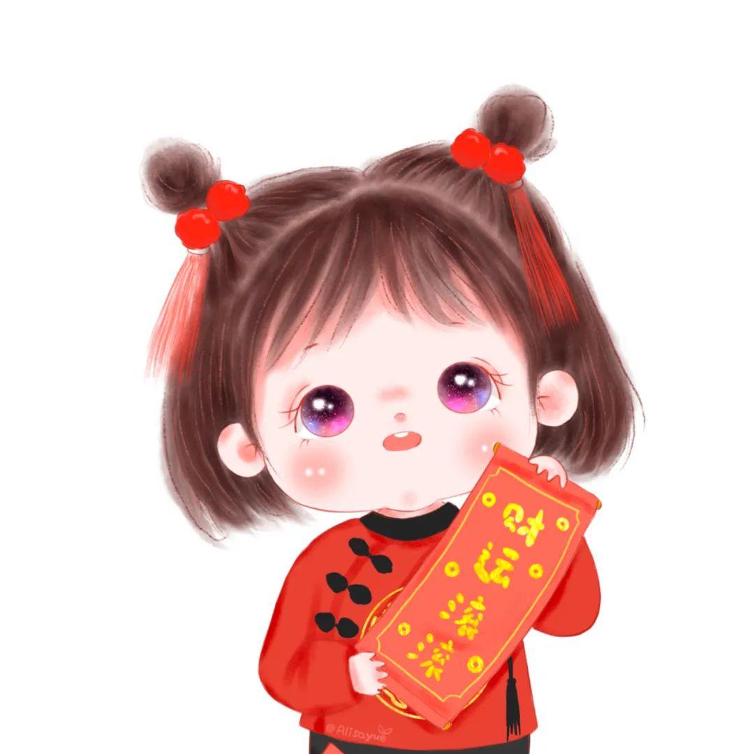 一组红红火火的新年头像,请签收 - 知乎