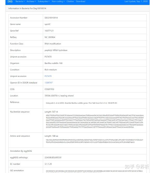 DEG database:必需基因数据库 - 知乎