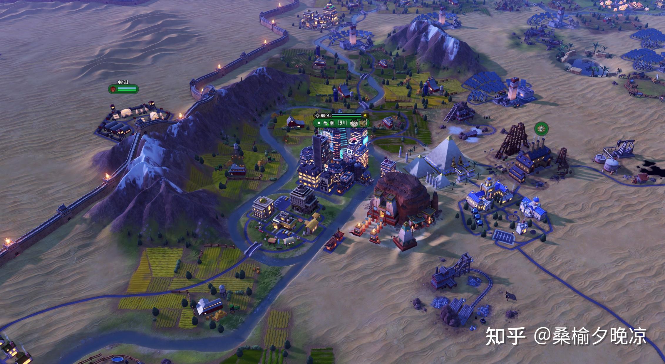 用文明6的超大地图,按照真实的中国历史建造城市