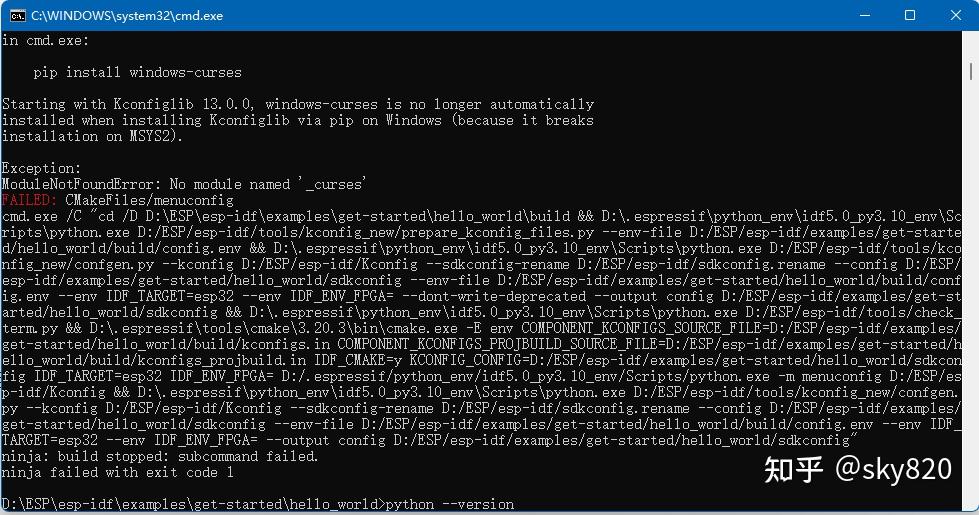 记录一下升级python导致windows-curses安装不成功 - 知乎