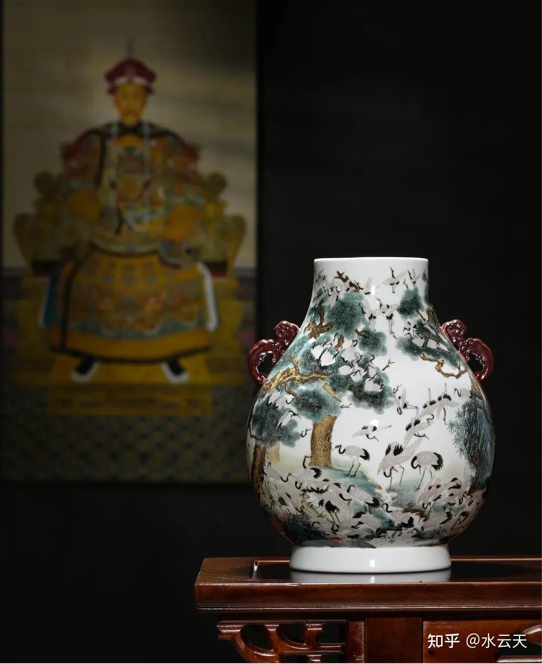 千古第一瓷“人间至尊”——乾隆粉彩百鹿百鹤尊重现人间！ - 知乎