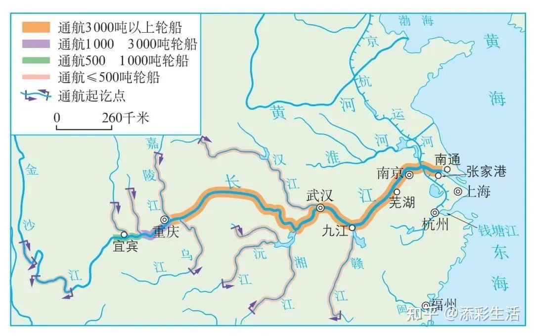长江流域示意图(收藏) - 知乎