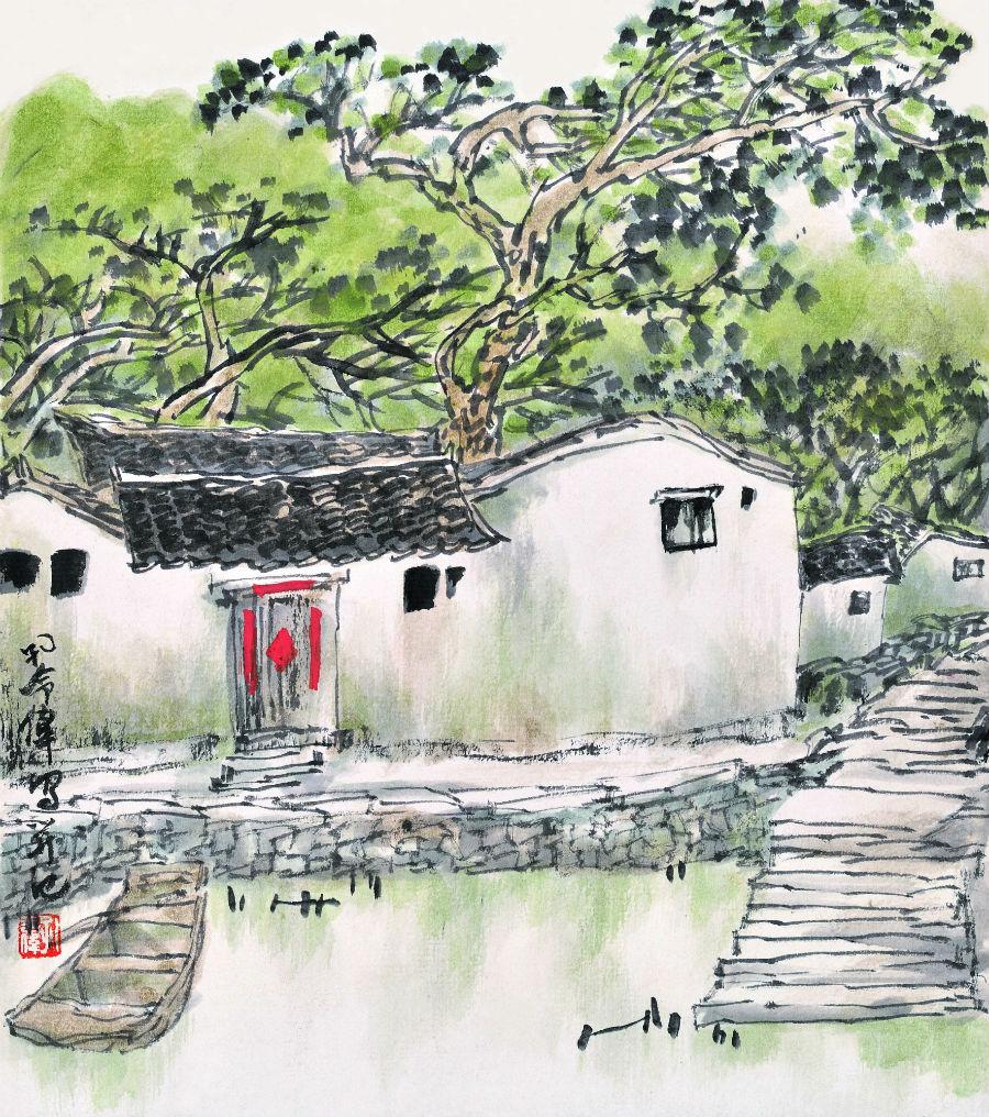 "山水灵韵"北京画家孔令伟作品赏析