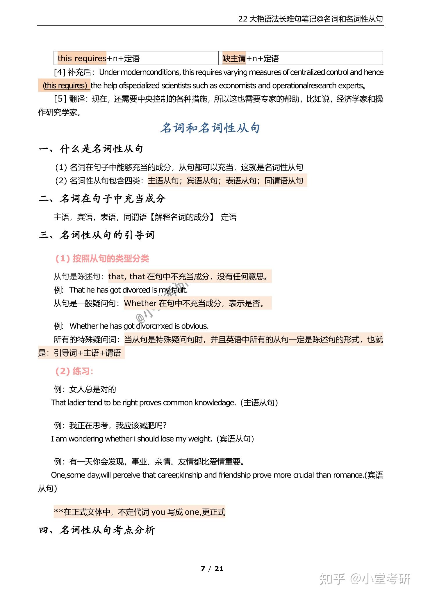 22考研刘晓艳语法长难句笔记【完整版】 - 知乎