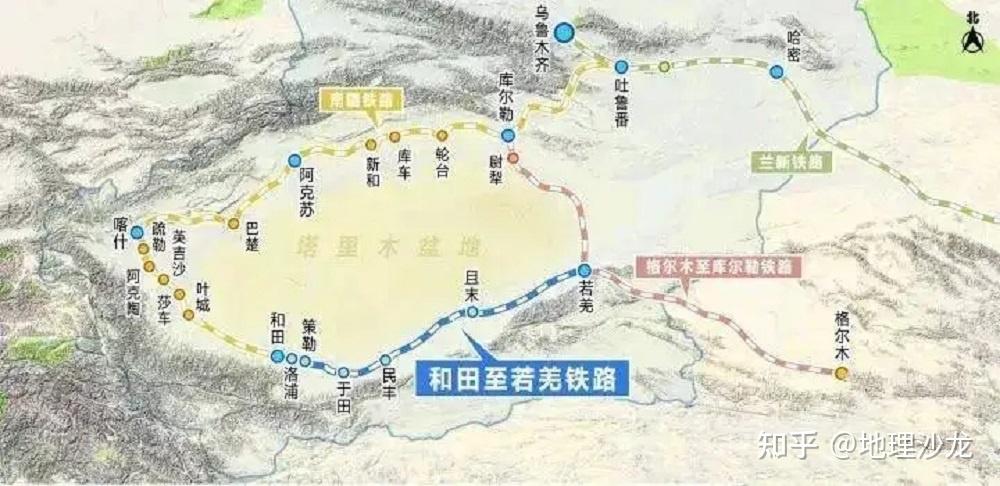 世界首条"沙漠环线铁路"在我国西北地区建成,全长超过2700千米 - 知乎