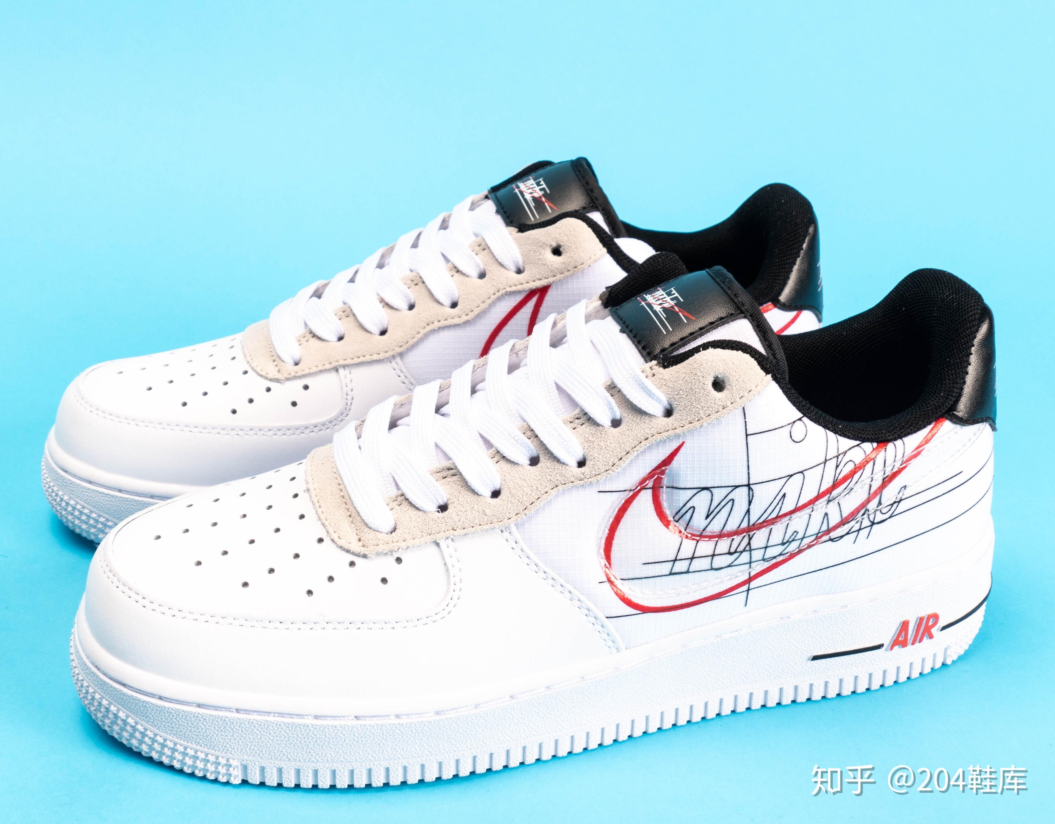 手稿 air force 1 空军一号 204鞋库