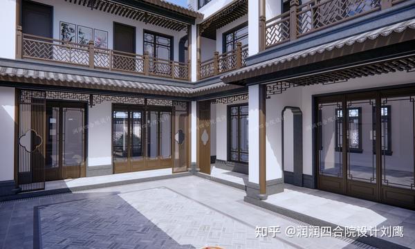 润润四合院设计刘鹰：四川两层苏式四合院祖宅25×18.5，游花园，享田园生活 - 知乎