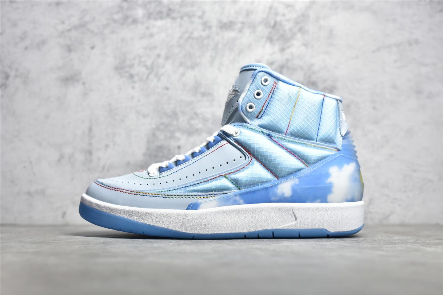 Aj2 乔丹联名 J Balvin x Air Jordan 2 Retro AJ2 LED 蓝色笑脸灯光高帮篮球鞋 - 知乎