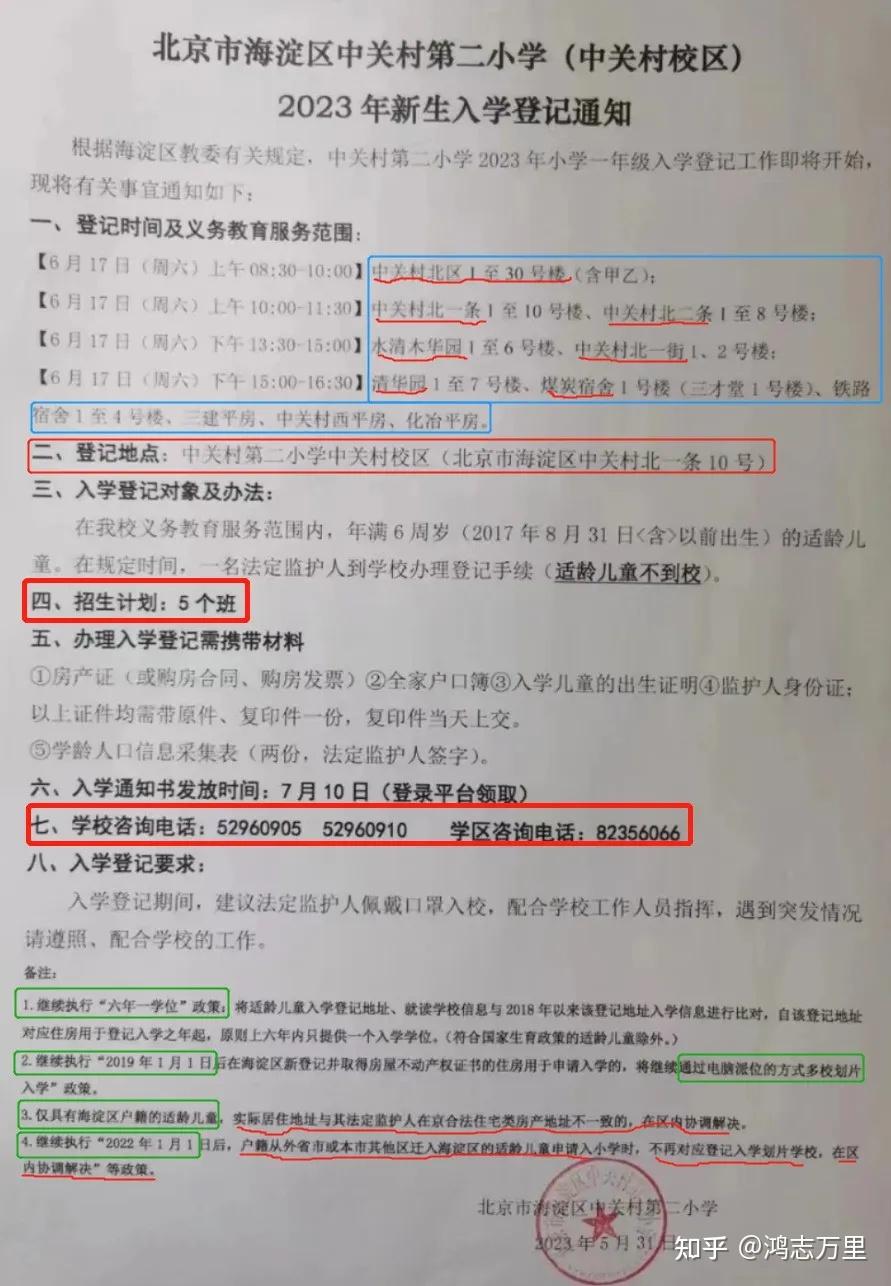 中关村二小招生图片