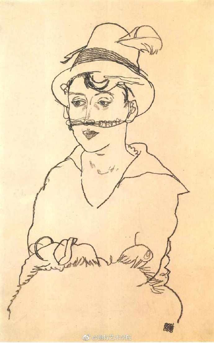 席勒的速写 - 知乎