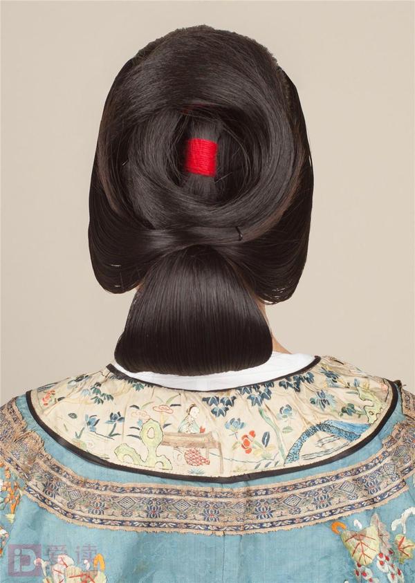 清朝刘海发型图片