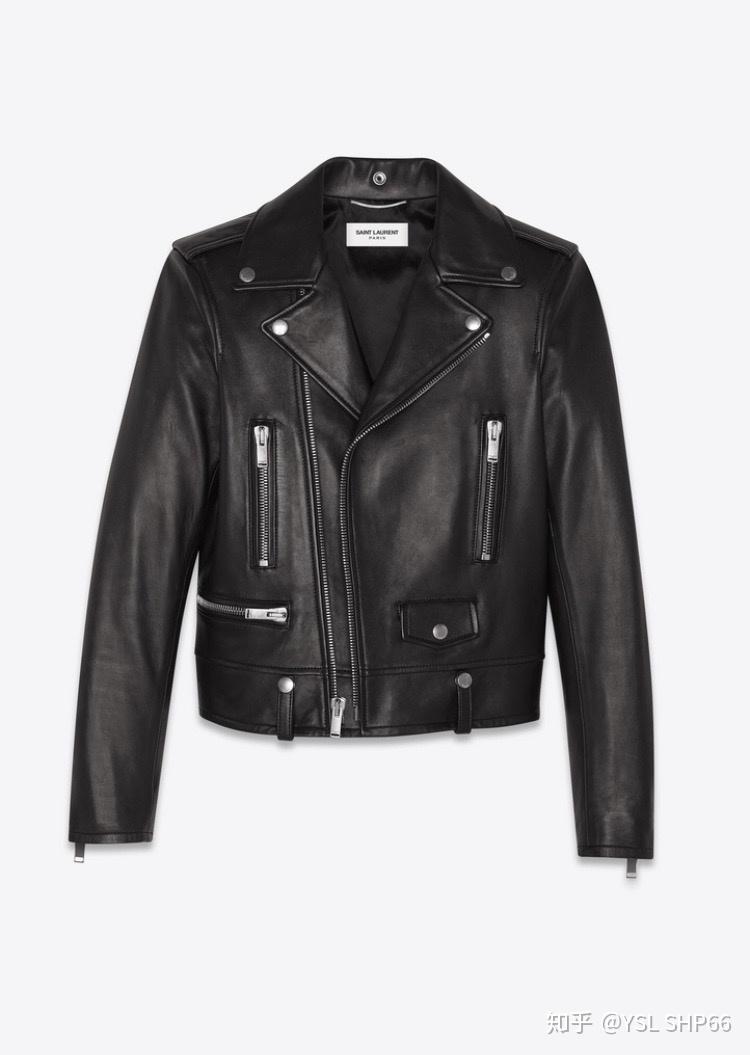 ysl 经典l01机车夹克皮衣