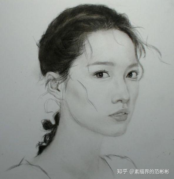 教程素描实力派女星李沁