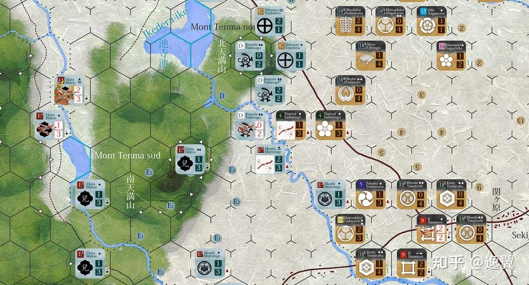 天下统一关原之战简易回合战报一