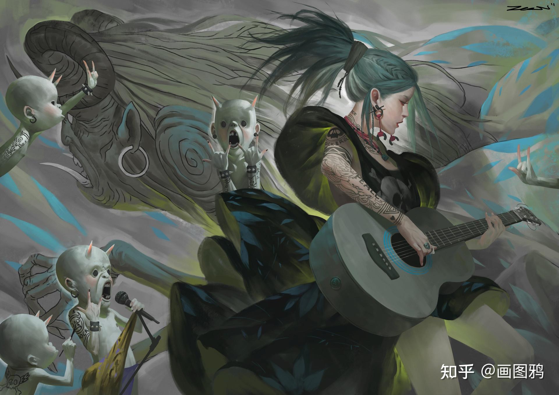 可以看到很多道家,僵尸等元素早期作品主角也多是鬼神由于个人特色