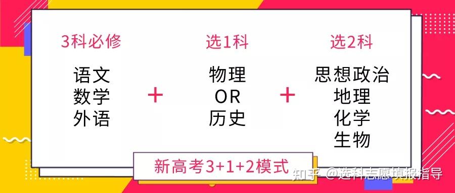 新高考选科建议3 1 2?