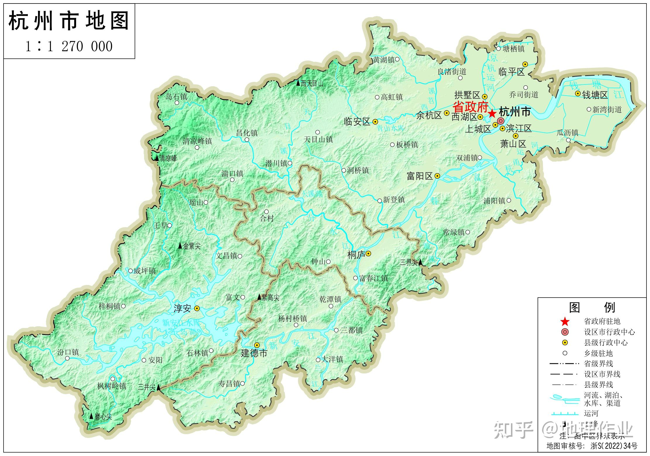 杭州地图|插画|插画习作|插画师鲤鱼 - 原创作品 - 站酷 (ZCOOL)