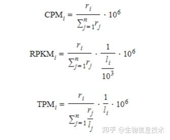 RNA-seq标准化：CPM、RPKM/FPKM、TPM - 知乎