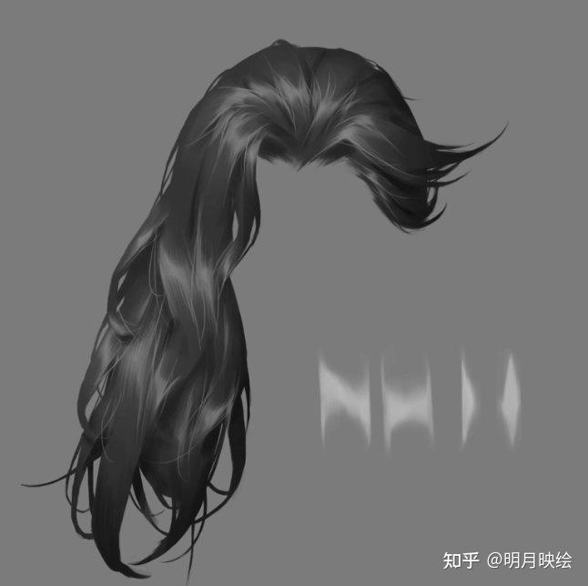 厚涂教程简单易懂的头发绘制教程