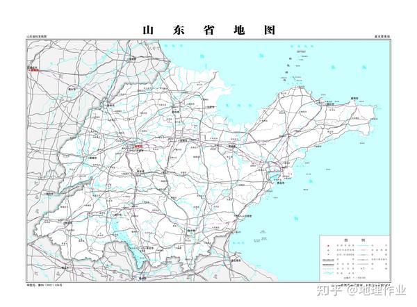 山东省地图地形图 - 知乎