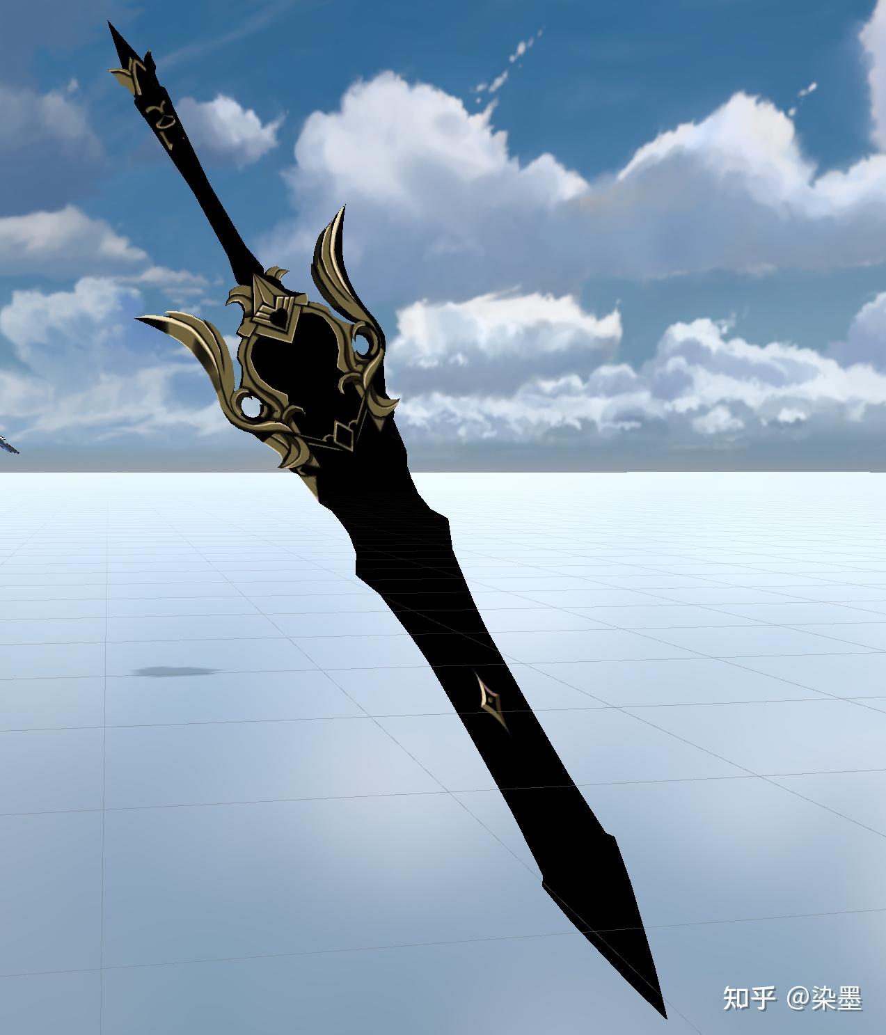 [卡通渲染]urp下的原神武器还原——以松籁响起之时为例 - 知乎