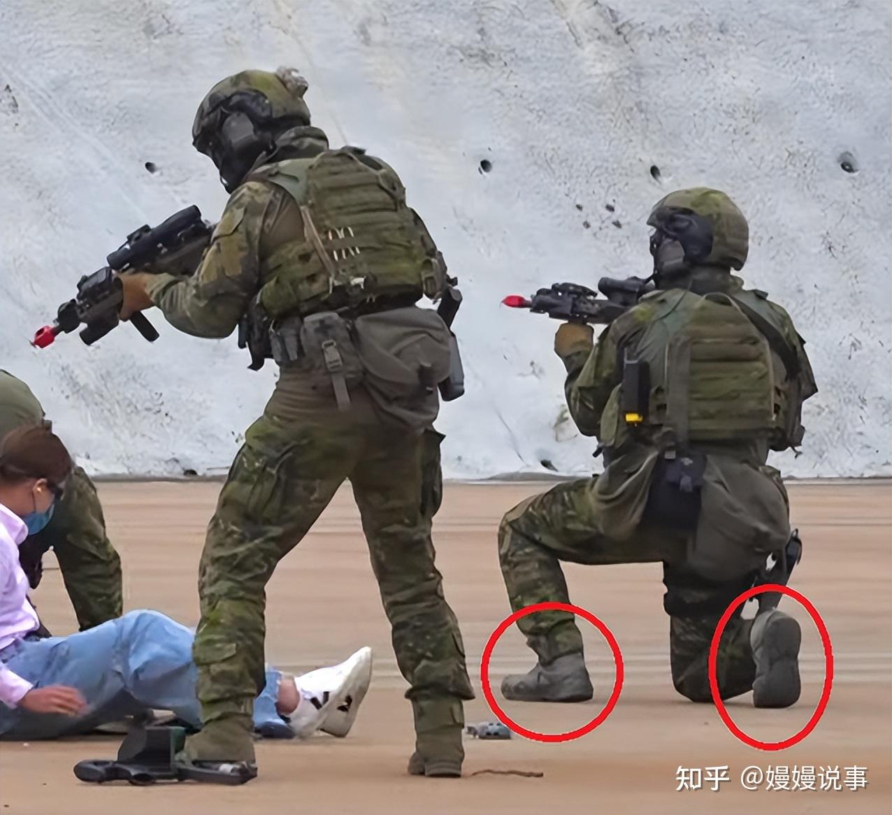 军靴按很多特种兵都喜欢的"lowa" 和"salomon"(萨洛蒙)等品牌计算,一