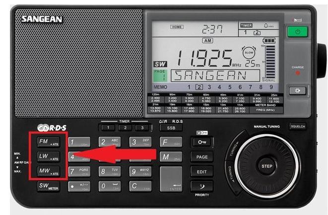 山进909x收音机的5种调谐频率方法之1