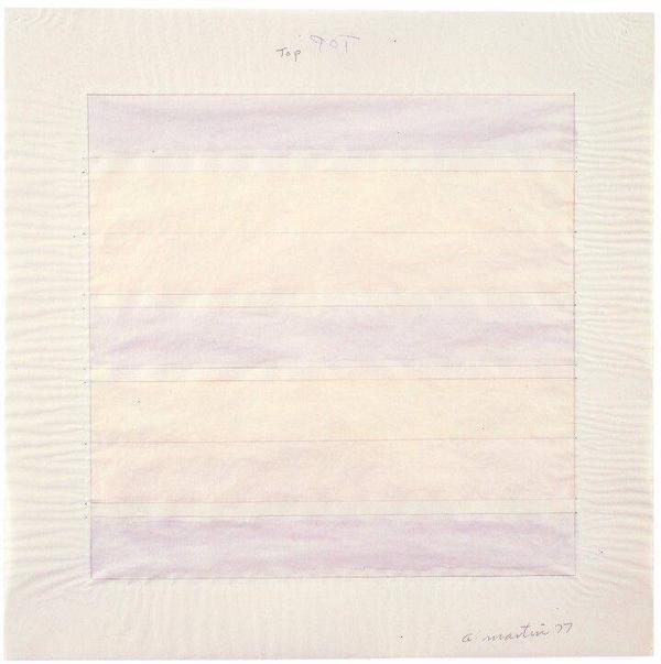 推荐一位非常温柔的艺术家的画 agnes martin