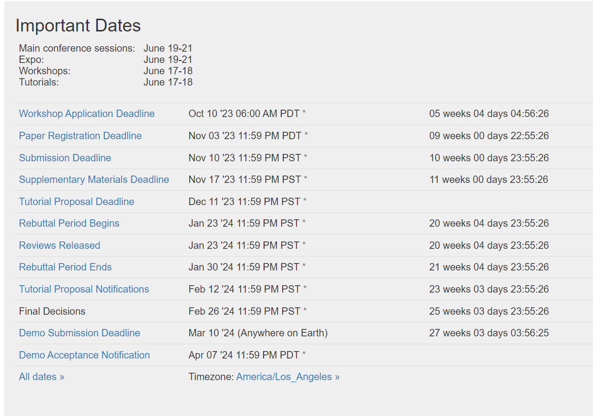 AI领域投稿常用时间换算- 知乎