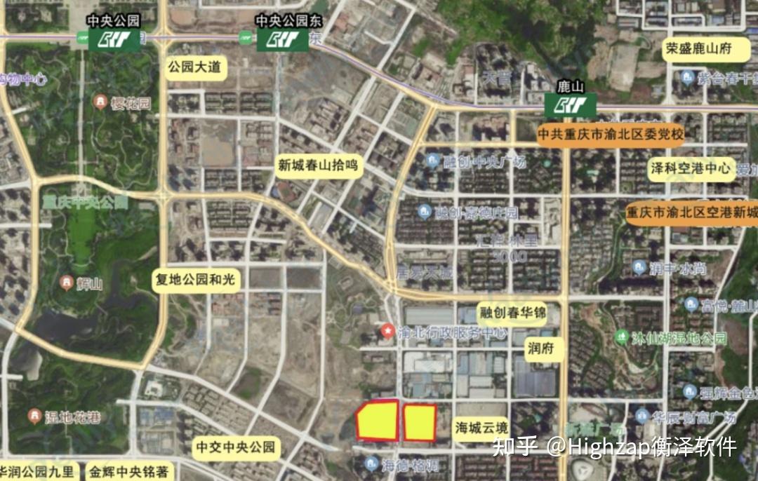 圖片渝北區兩路組團f分區 f22-2/05,f22-6/04地塊渝北區:供地2宗圖片