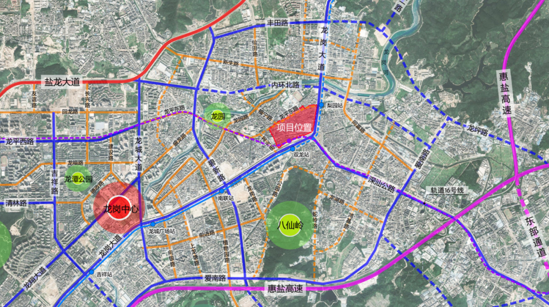 經濟,文化中心,屬於深圳八大衛星城之一,而且是龍崗邁向城市化的先行