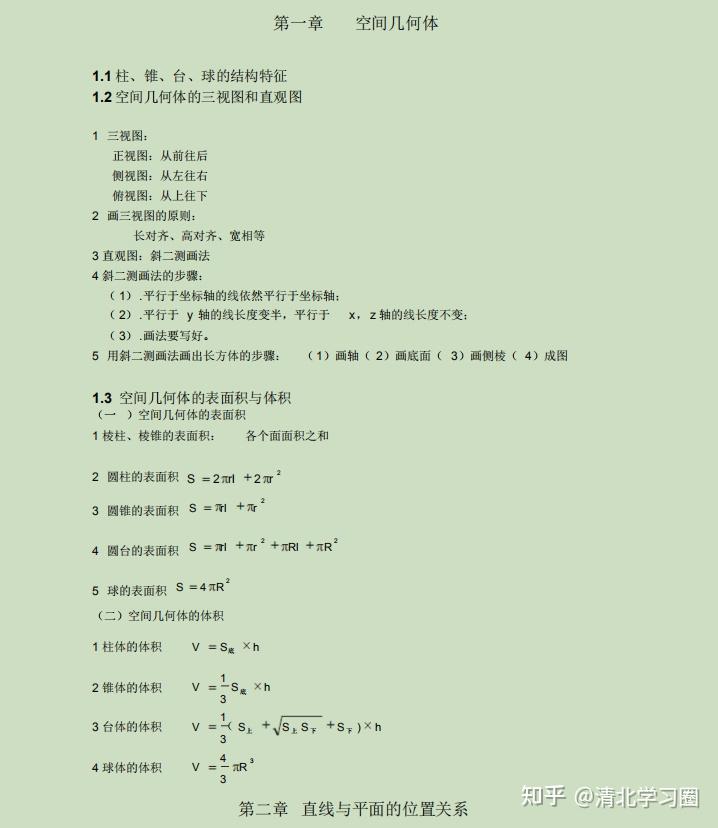 准高二福利高中数学必修二知识点总结丨暑假自学成学霸