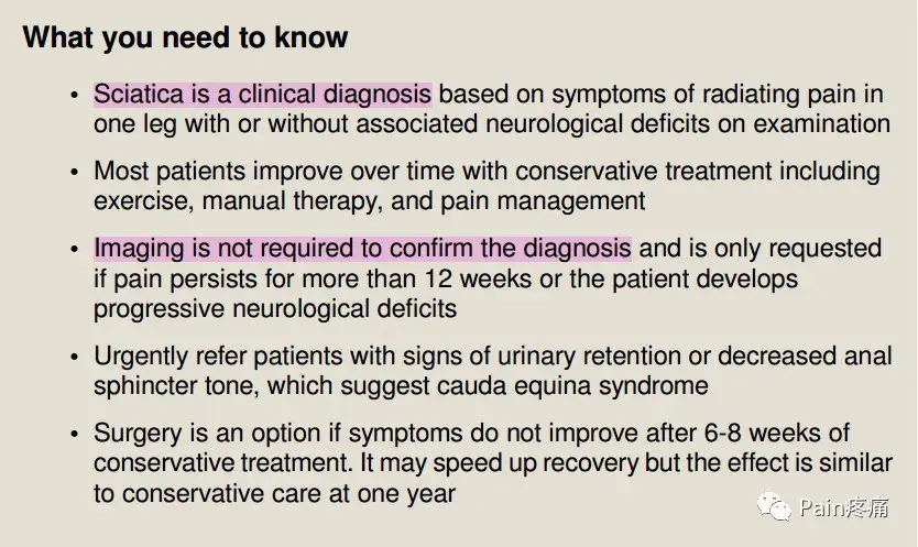 坐骨神经痛sciatica