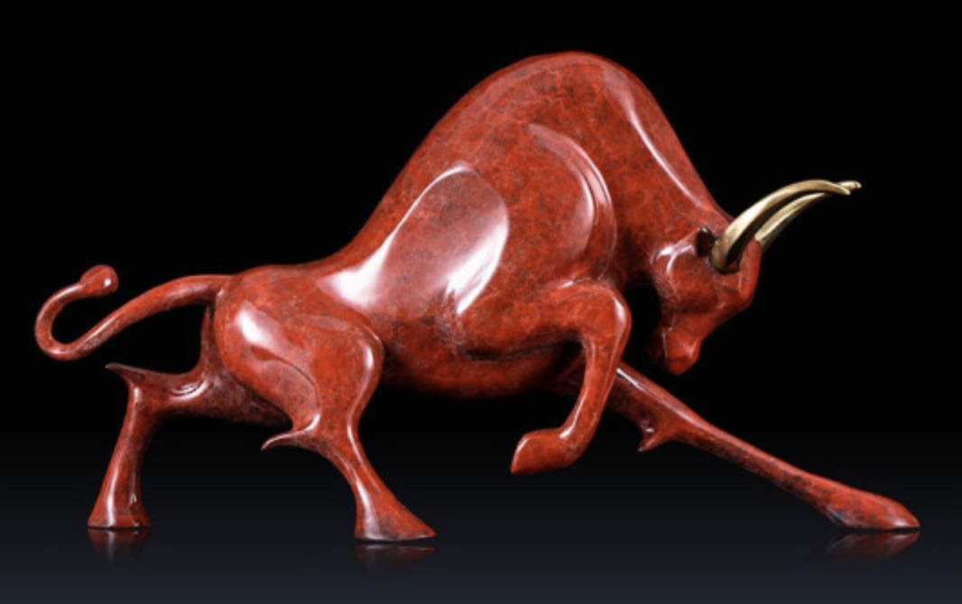 华尔街铜牛摆件开业送礼佳品