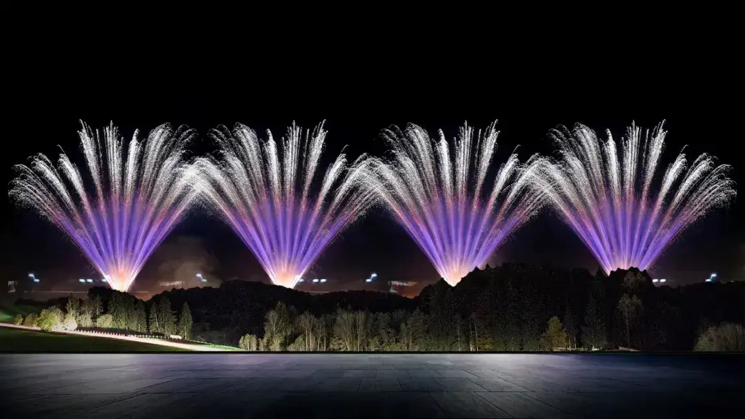 首次爆光2月11日15日大型烟花秀在普康田园综合体浪漫上演
