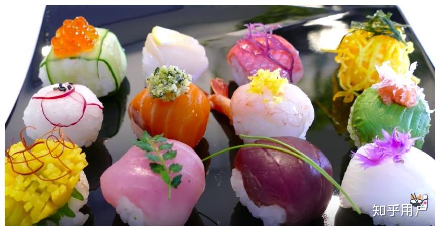 高级寿司店握寿司上放的点缀都是什么菜?