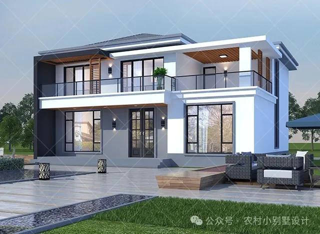 180套二层现代风别墅,2025新款二层现代农村自建房别墅 - 知乎